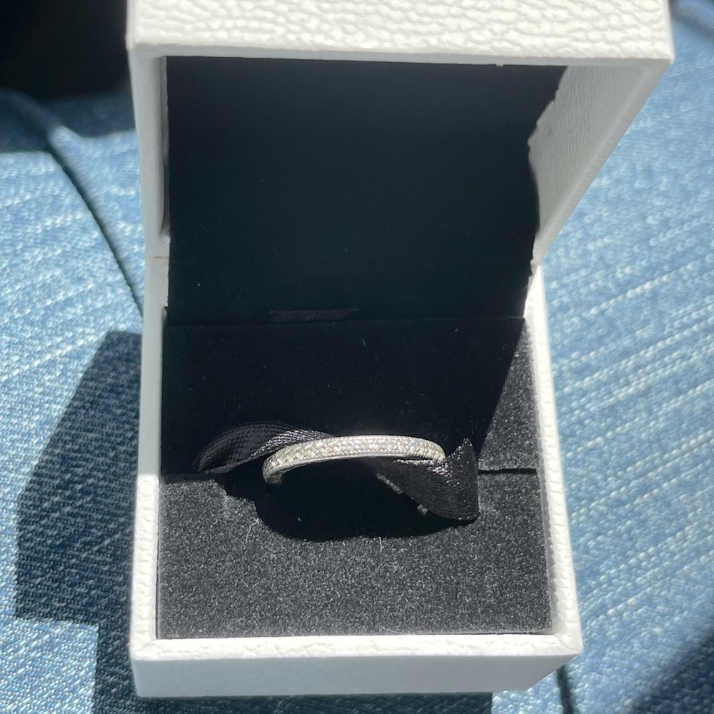* sold Pandora Sparkle & Hearts Ring